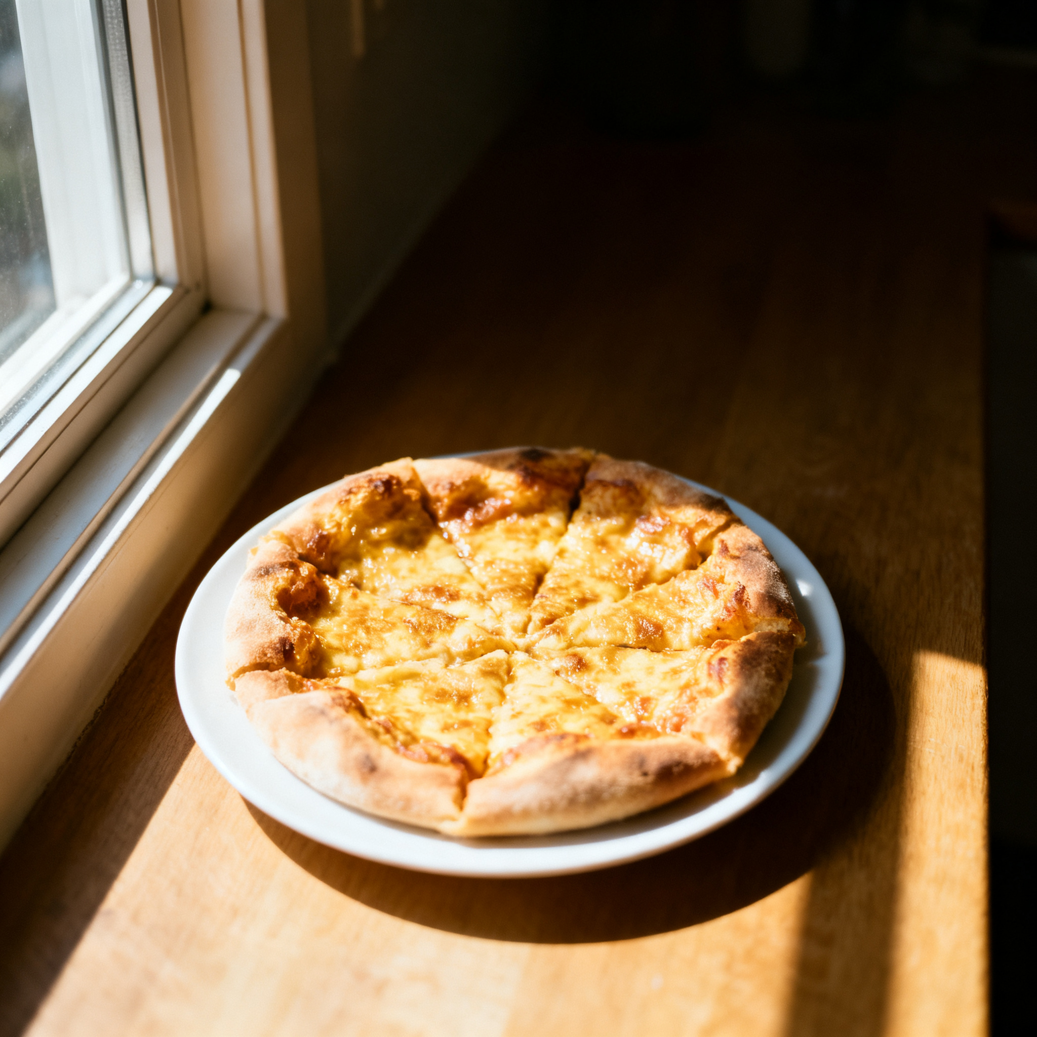 A food photograph shot from above at 35mm f/2.8 with natural