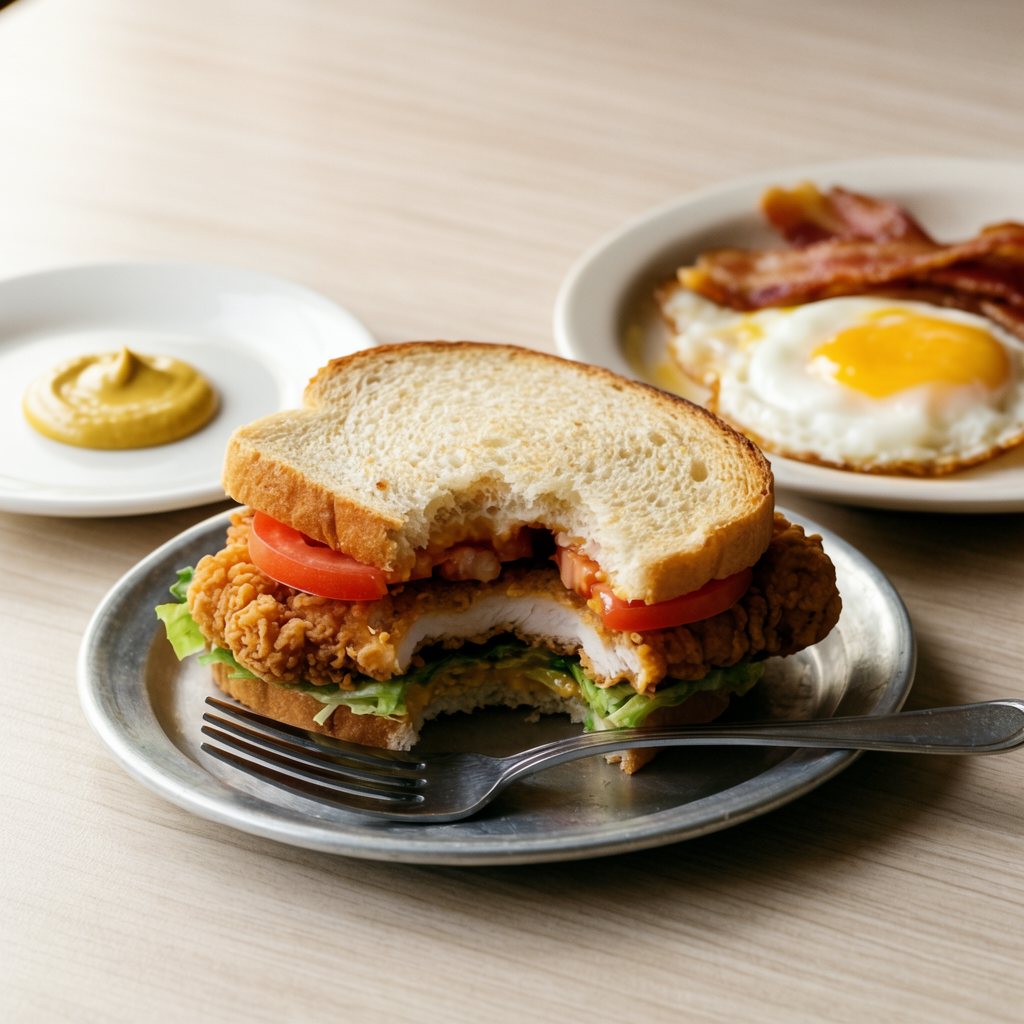 A food photograph shot from above at 35mm f/2.8 with natural