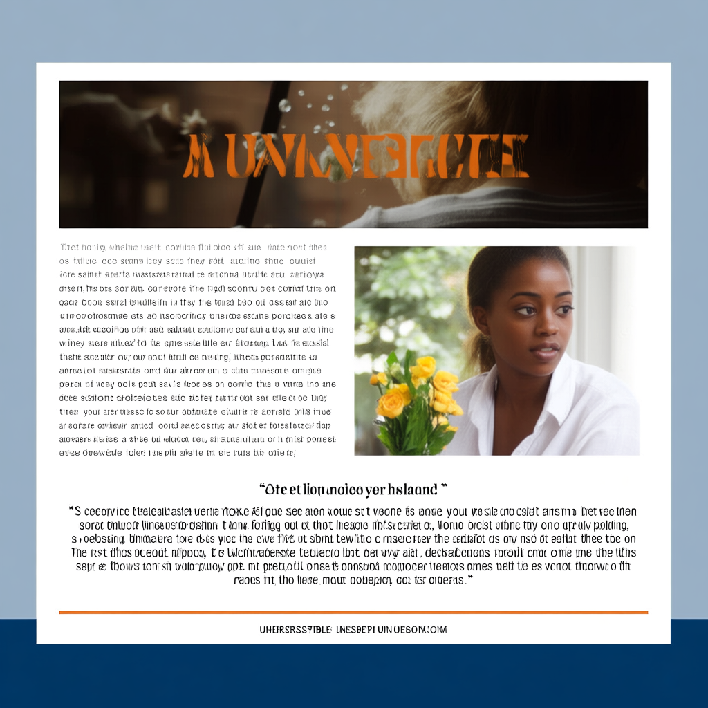 A newsletter layout with a banner image header, a two-column