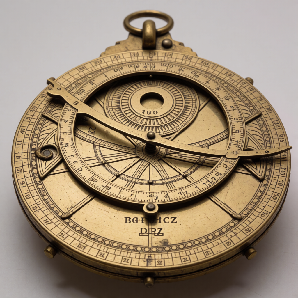 A medieval astrolabe with accurate rete, tympan, and engrave