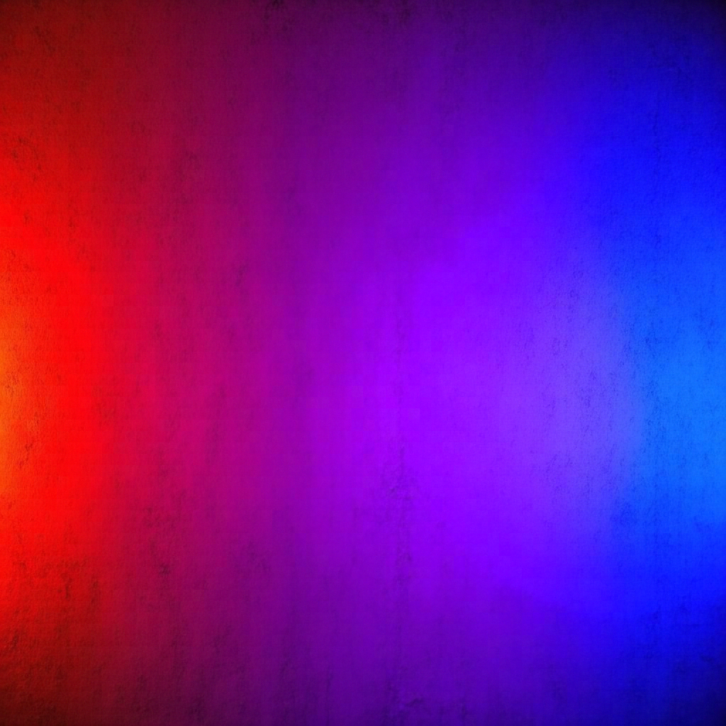 A smooth gradient on a wall going from #FF0000 (red) on the 