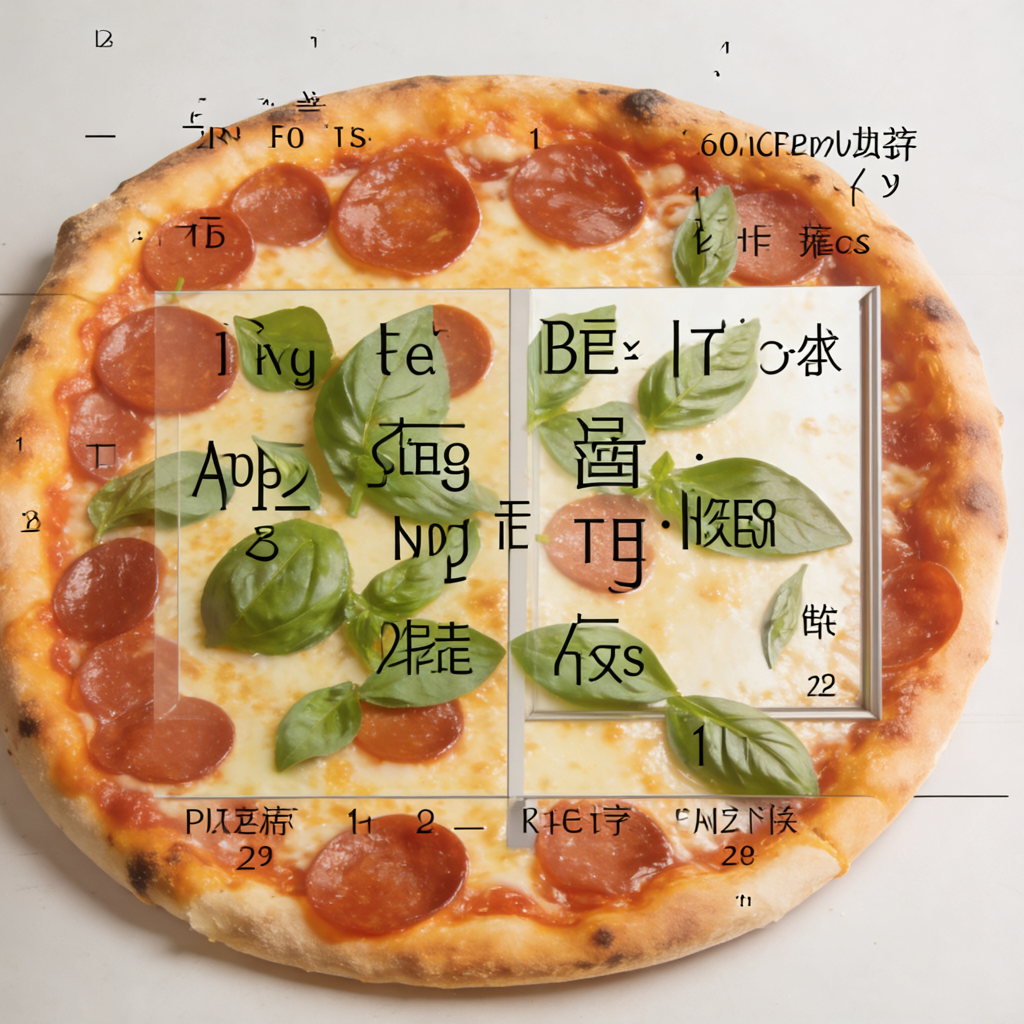 A pepperoni pizza with tomato sauce, basil, and crust but ab