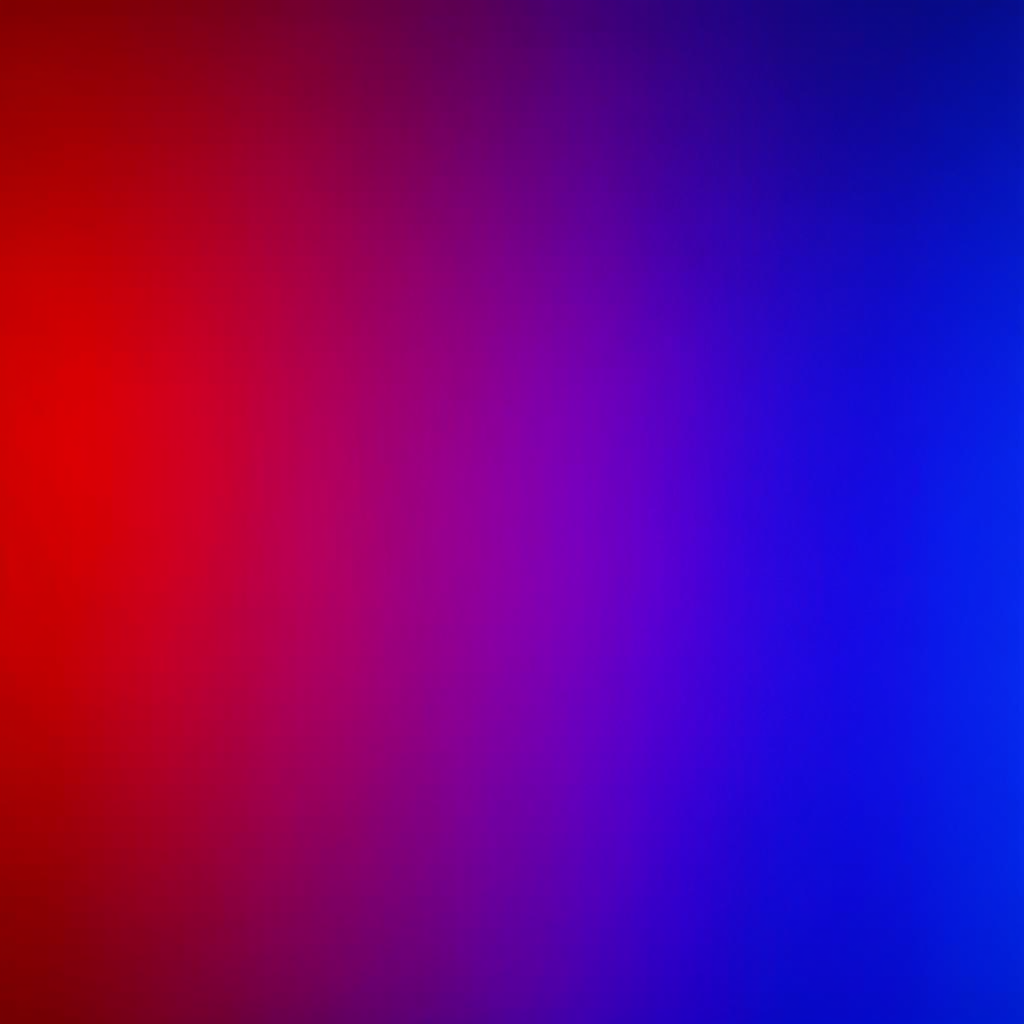 A smooth gradient on a wall going from #FF0000 (red) on the 