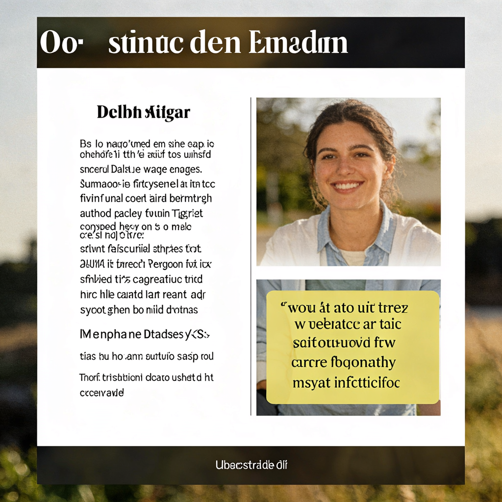 A newsletter layout with a banner image header, a two-column