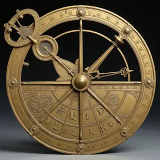 A medieval astrolabe with accurate rete, tympan, and engrave