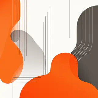 A graphic design composition with background #FAFAFA (near-w