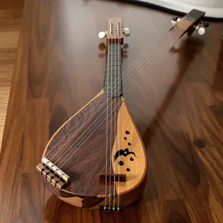 A traditional Japanese shamisen instrument with accurate thr