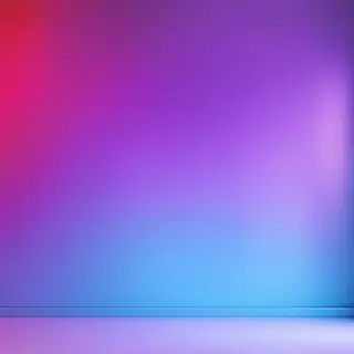 A smooth gradient on a wall going from #FF0000 (red) on the 