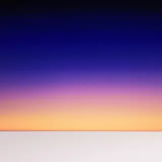 A sunset sky gradient on a flat surface from #FF6B35 (orange