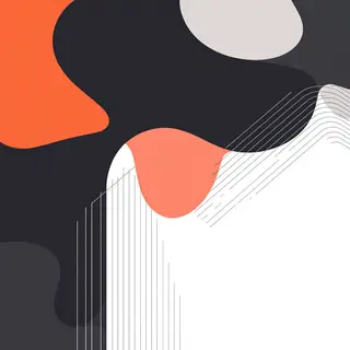 A graphic design composition with background #FAFAFA (near-w
