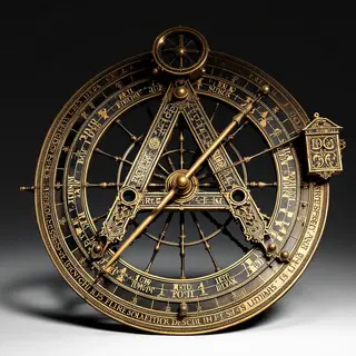 A medieval astrolabe with accurate rete, tympan, and engrave