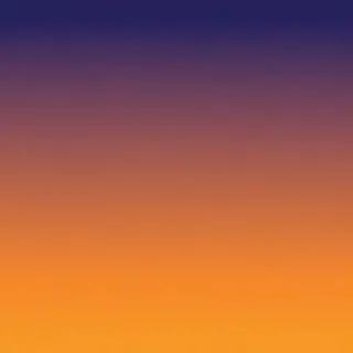 A sunset sky gradient on a flat surface from #FF6B35 (orange