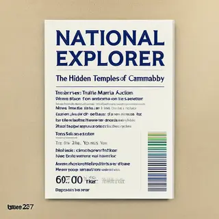 A magazine cover titled 'NATIONAL EXPLORER' with cover lines