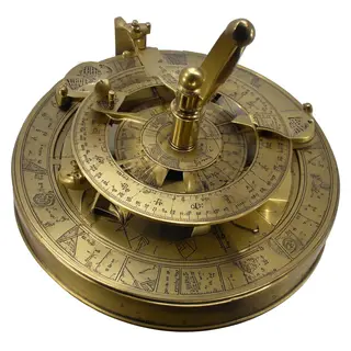 A medieval astrolabe with accurate rete, tympan, and engrave