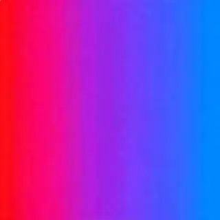 A smooth gradient on a wall going from #FF0000 (red) on the 