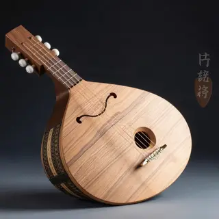 A traditional Japanese shamisen instrument with accurate thr