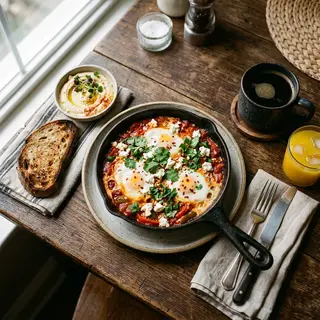 A food photograph shot from above at 35mm f/2.8 with natural