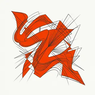 A graphic design composition with background #FAFAFA (near-w