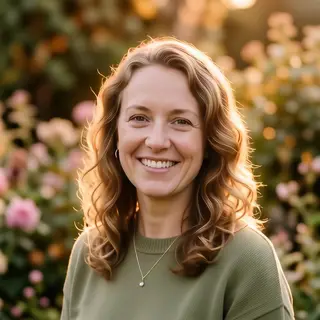 A portrait shot at 85mm f/1.4 with creamy bokeh background, 