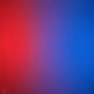 A smooth gradient on a wall going from #FF0000 (red) on the 
