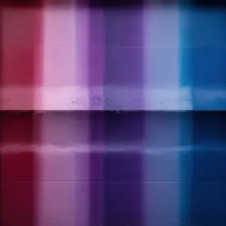 A smooth gradient on a wall going from #FF0000 (red) on the 