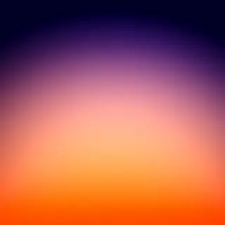 A sunset sky gradient on a flat surface from #FF6B35 (orange