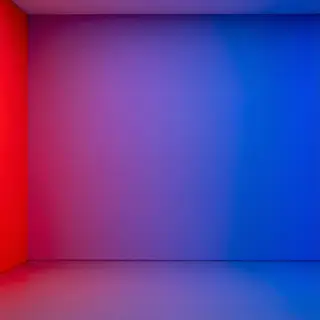 A smooth gradient on a wall going from #FF0000 (red) on the 