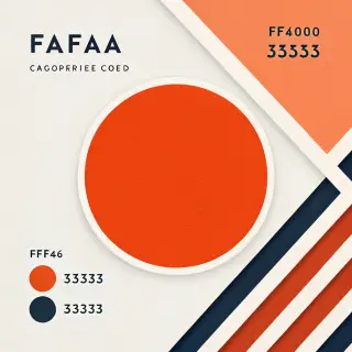 A graphic design composition with background #FAFAFA (near-w
