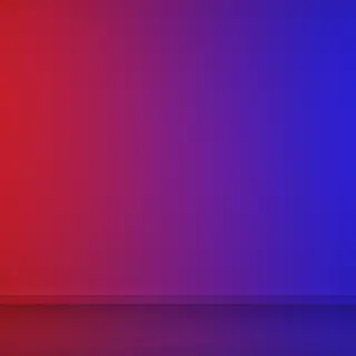 A smooth gradient on a wall going from #FF0000 (red) on the 