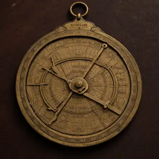A medieval astrolabe with accurate rete, tympan, and engrave