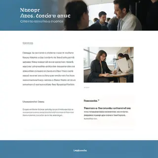 A newsletter layout with a banner image header, a two-column