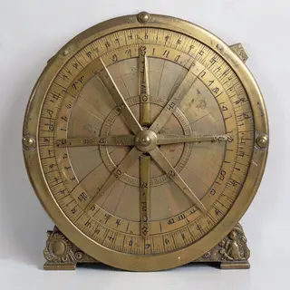 A medieval astrolabe with accurate rete, tympan, and engrave