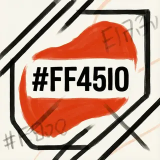 A graphic design composition with background #FAFAFA (near-w