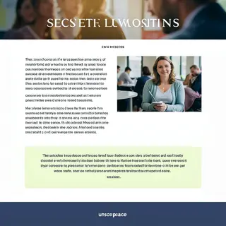 A newsletter layout with a banner image header, a two-column