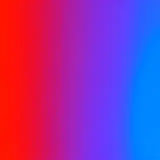 A smooth gradient on a wall going from #FF0000 (red) on the 
