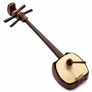 A traditional Japanese shamisen instrument with accurate thr