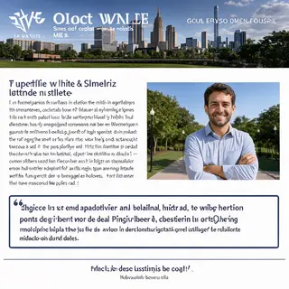 A newsletter layout with a banner image header, a two-column