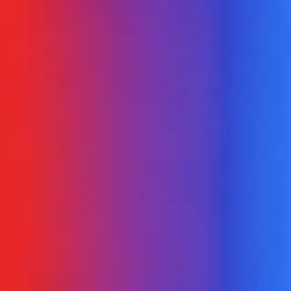A smooth gradient on a wall going from #FF0000 (red) on the 
