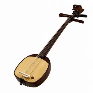 A traditional Japanese shamisen instrument with accurate thr