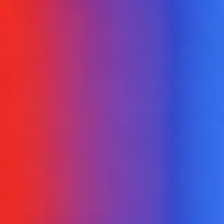 A smooth gradient on a wall going from #FF0000 (red) on the 