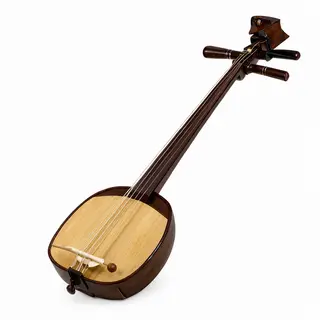 A traditional Japanese shamisen instrument with accurate thr