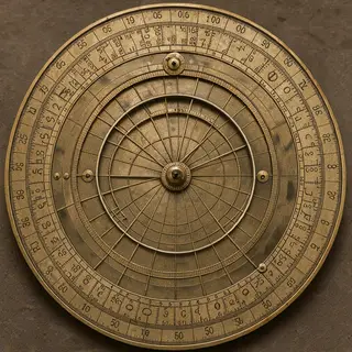 A medieval astrolabe with accurate rete, tympan, and engrave