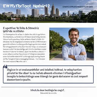 A newsletter layout with a banner image header, a two-column