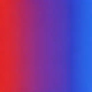 A smooth gradient on a wall going from #FF0000 (red) on the 