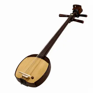 A traditional Japanese shamisen instrument with accurate thr