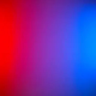 A smooth gradient on a wall going from #FF0000 (red) on the 