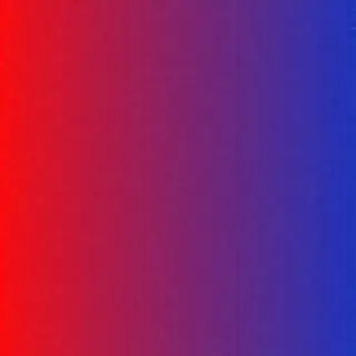 A smooth gradient on a wall going from #FF0000 (red) on the 