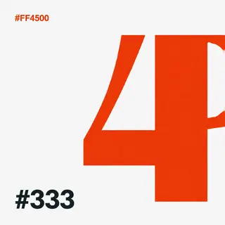 A graphic design composition with background #FAFAFA (near-w