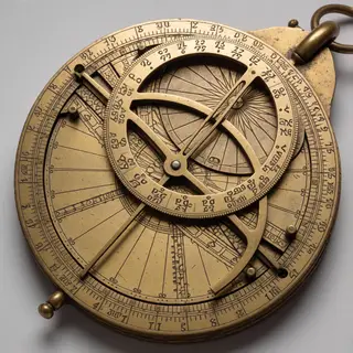A medieval astrolabe with accurate rete, tympan, and engrave
