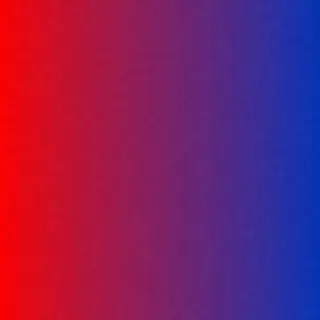 A smooth gradient on a wall going from #FF0000 (red) on the 